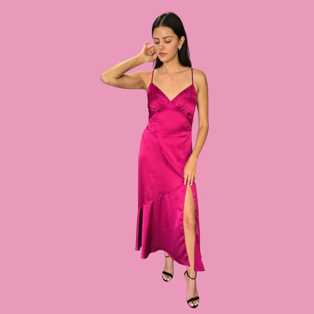 Vestido Rosa Fucsia