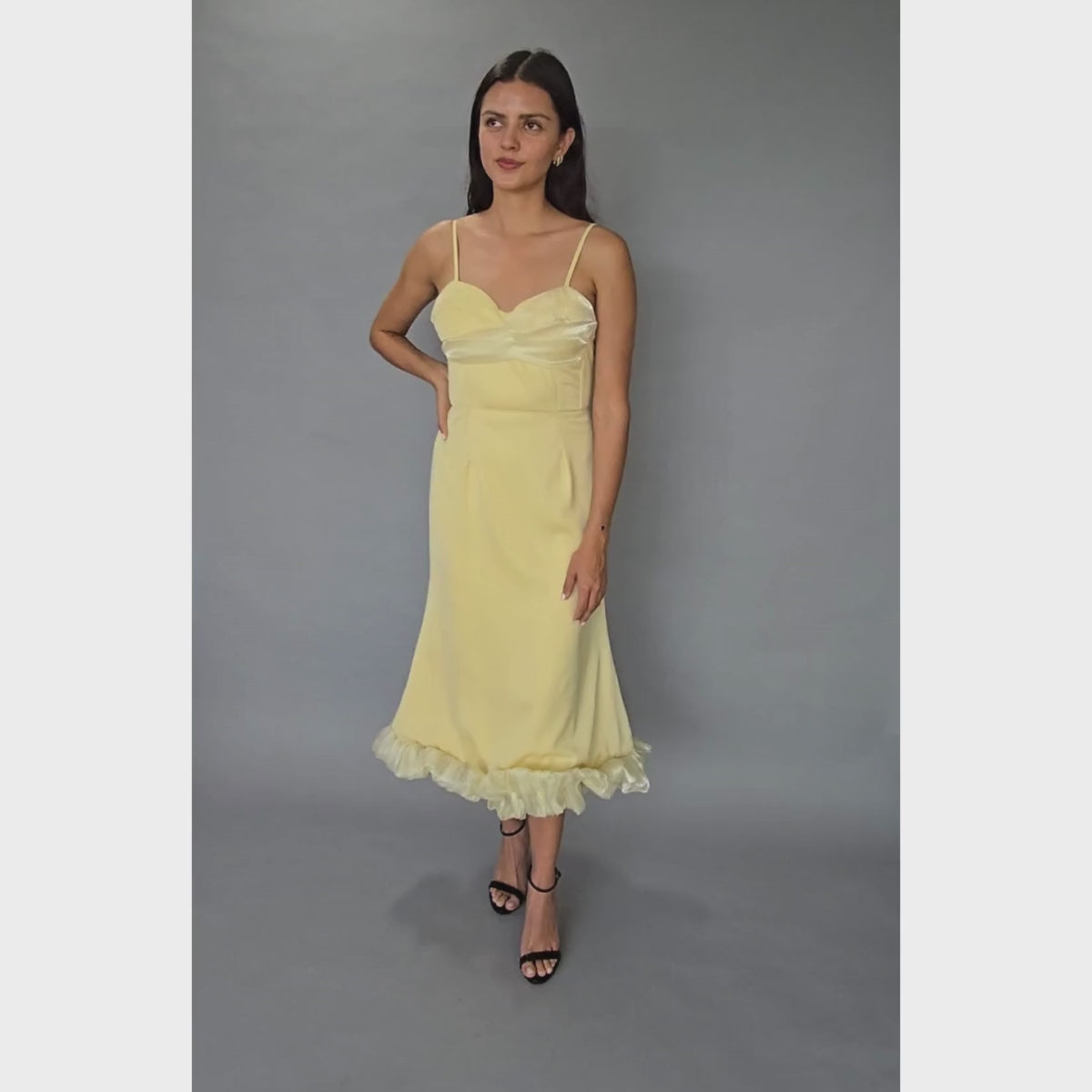Vestido Buttermilk Falda Globo