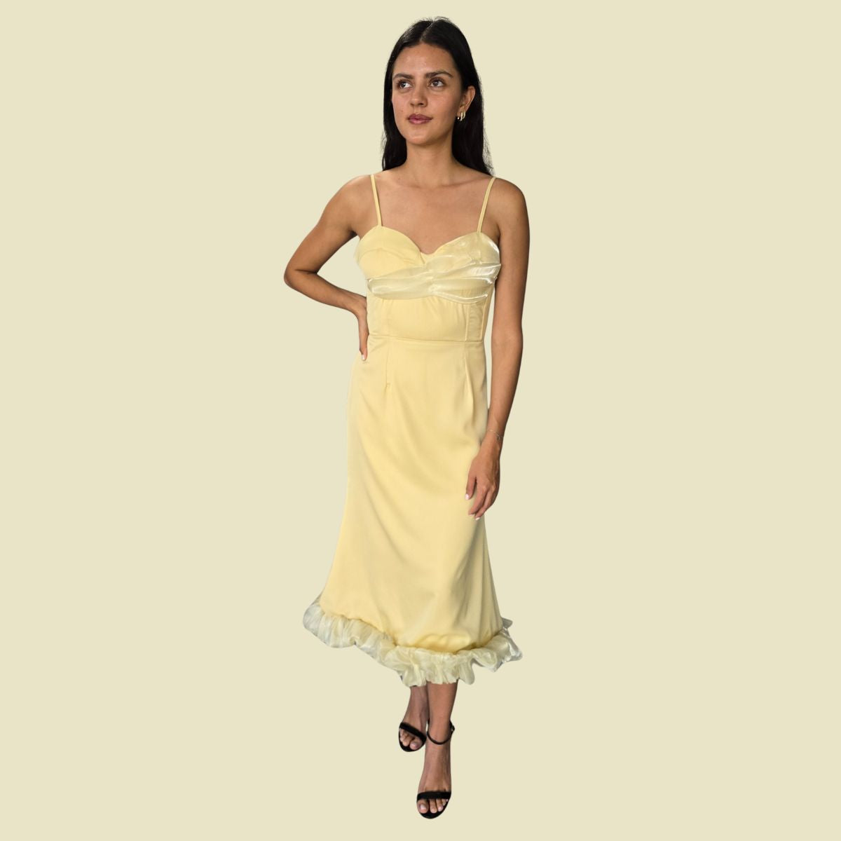 Vestido Buttermilk Falda Globo