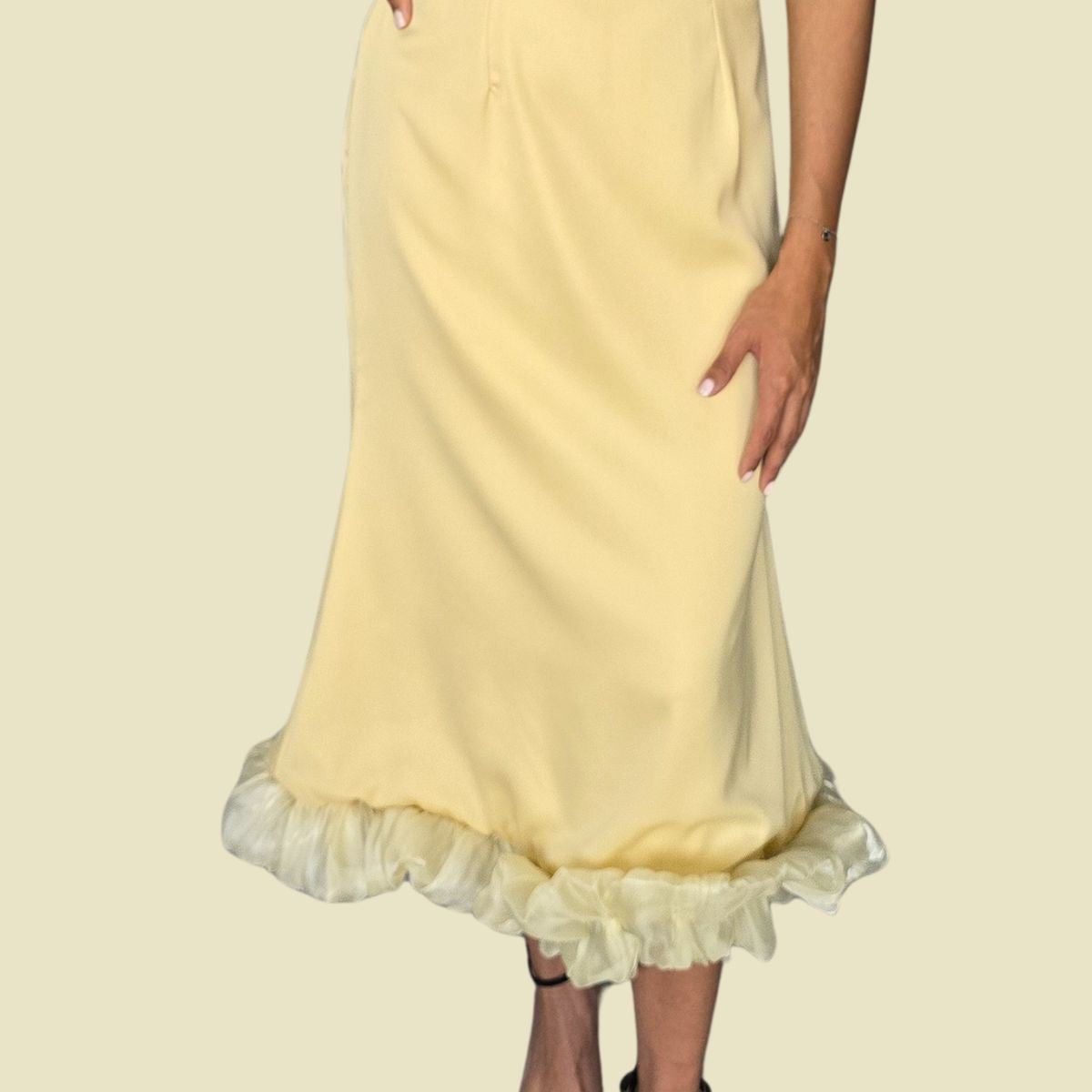Vestido Buttermilk Falda Globo