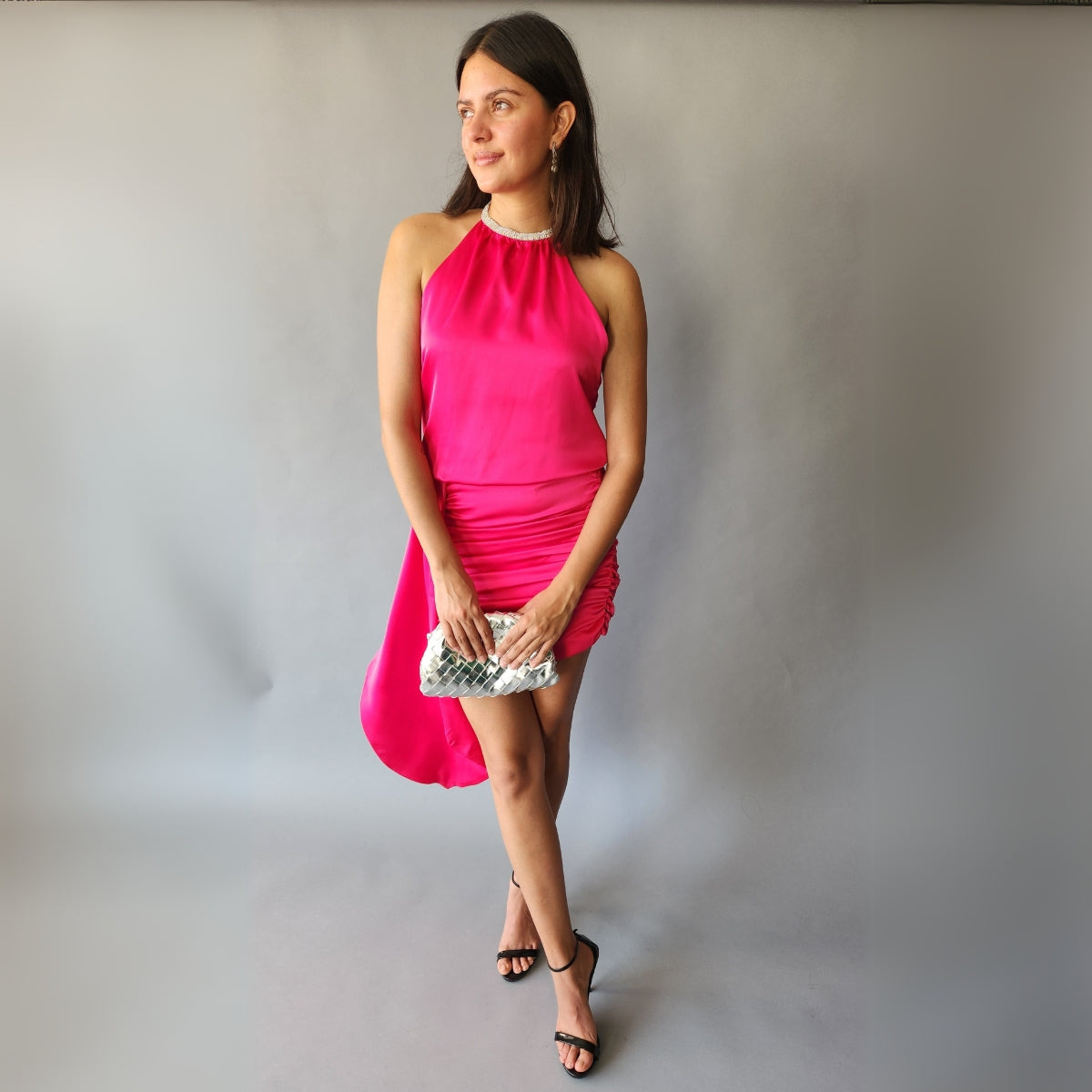Vestido Halter corto