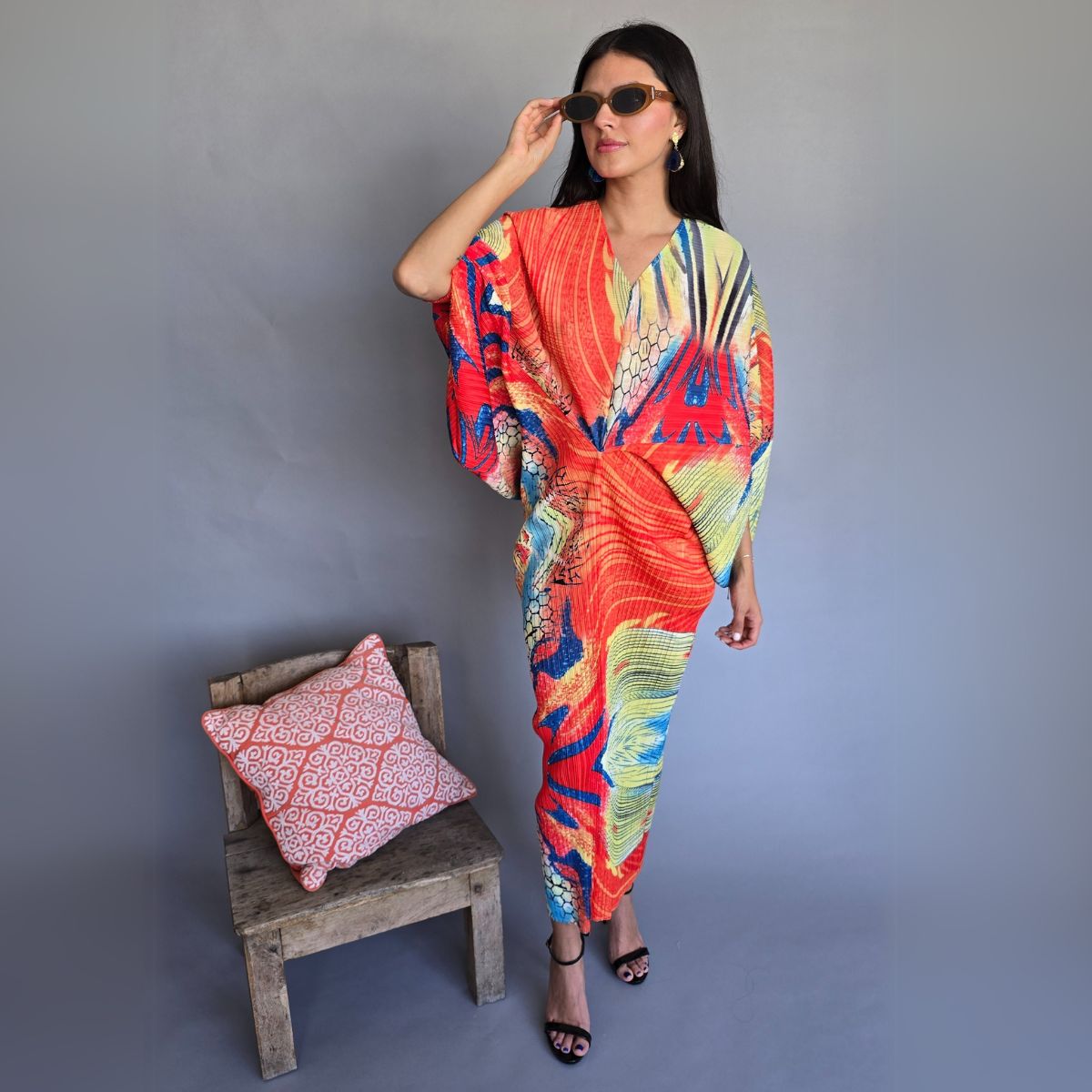 Vestido tipo Kimono