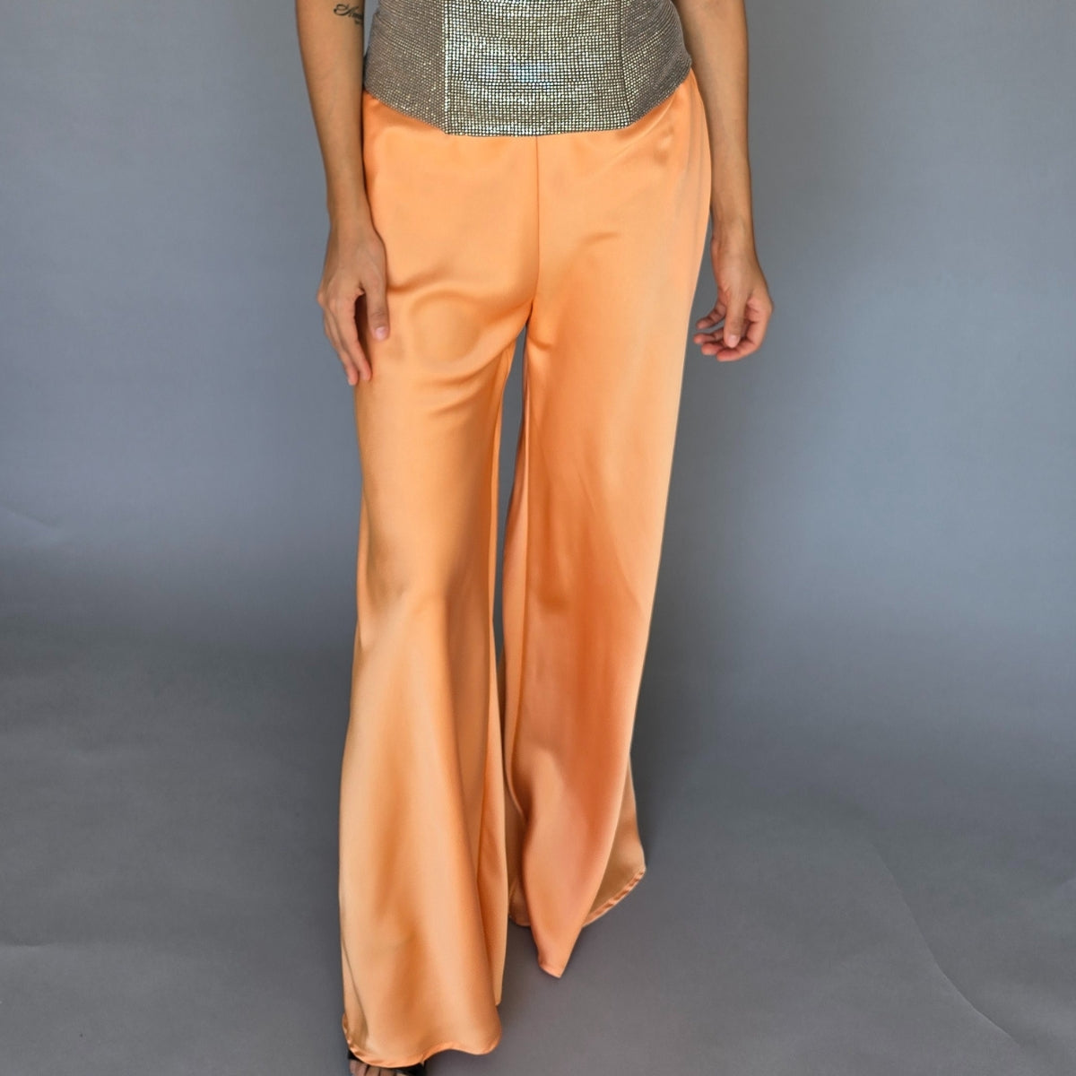 Pantalón Satin Melón