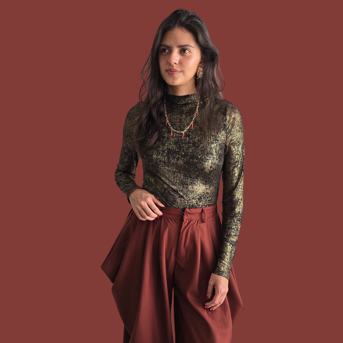 Pantiblusa Dorada