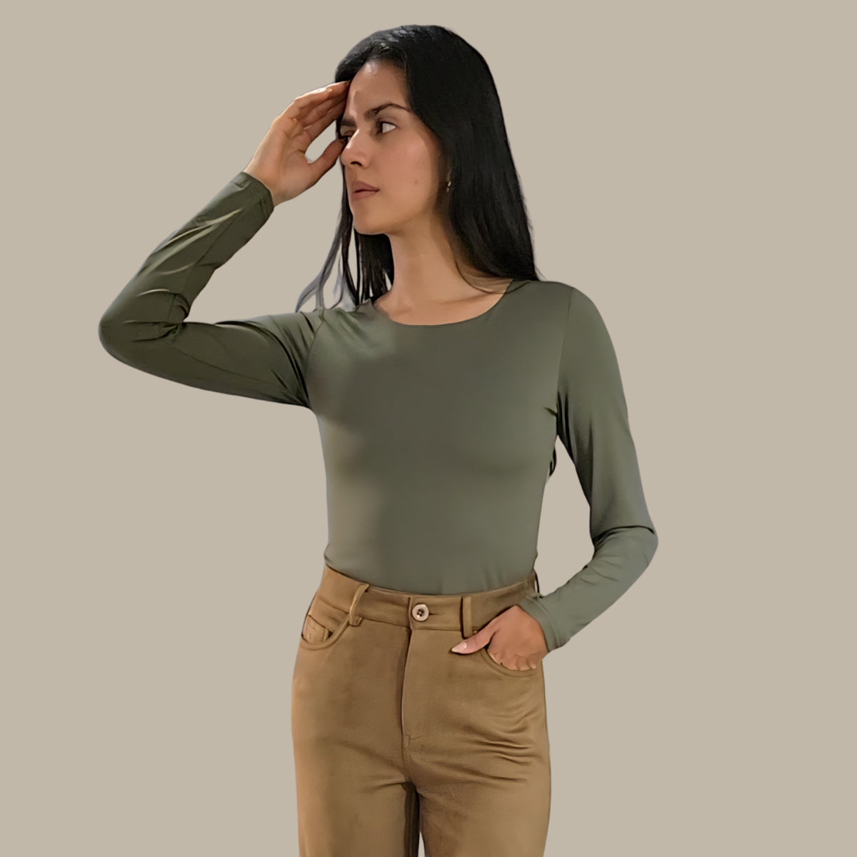 Pantiblusa verde