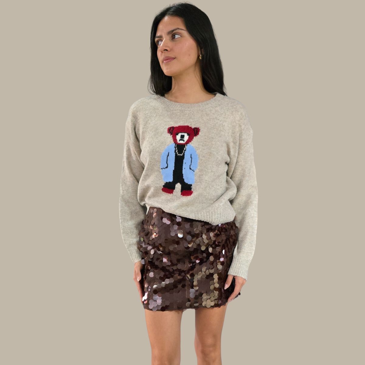 Sueter de lana Osito