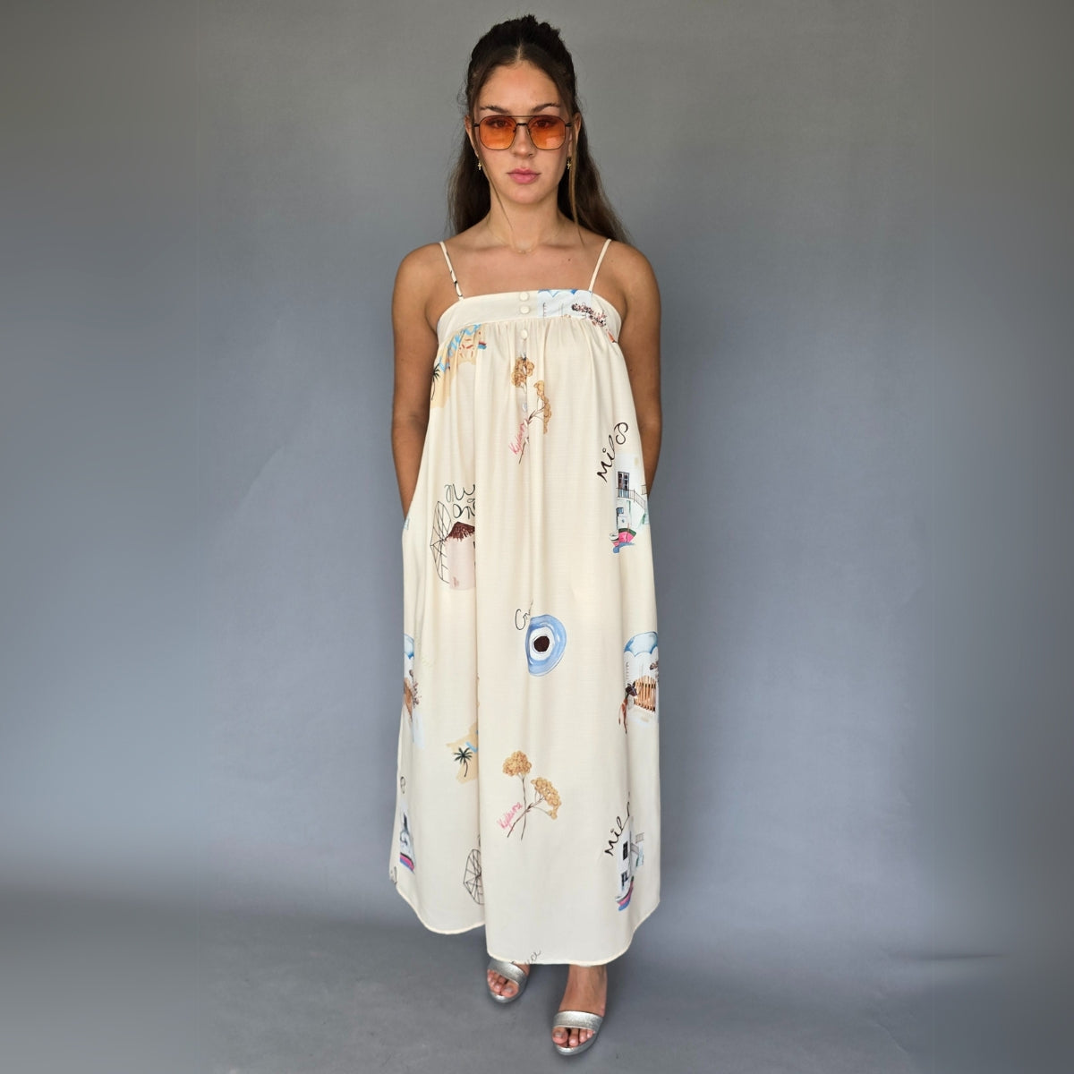 Vestido suelto playero