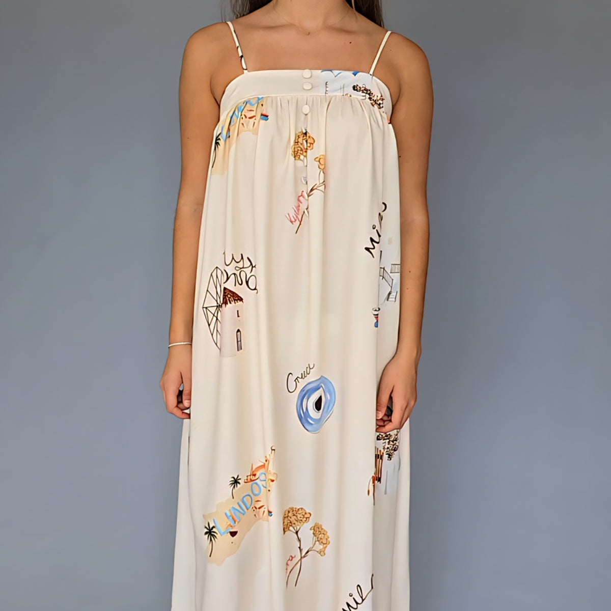 Vestido suelto playero