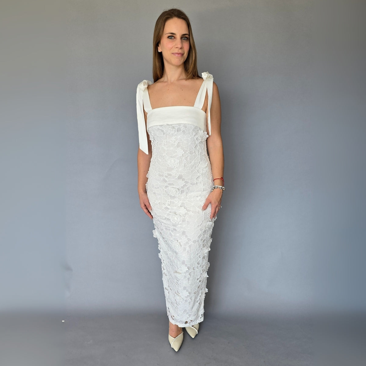 Vestido Blanco Encaje