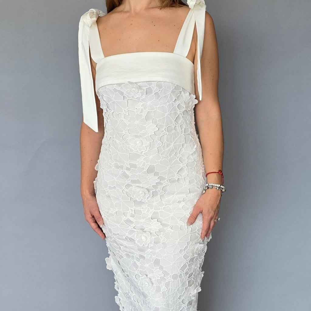 Vestido Blanco Encaje