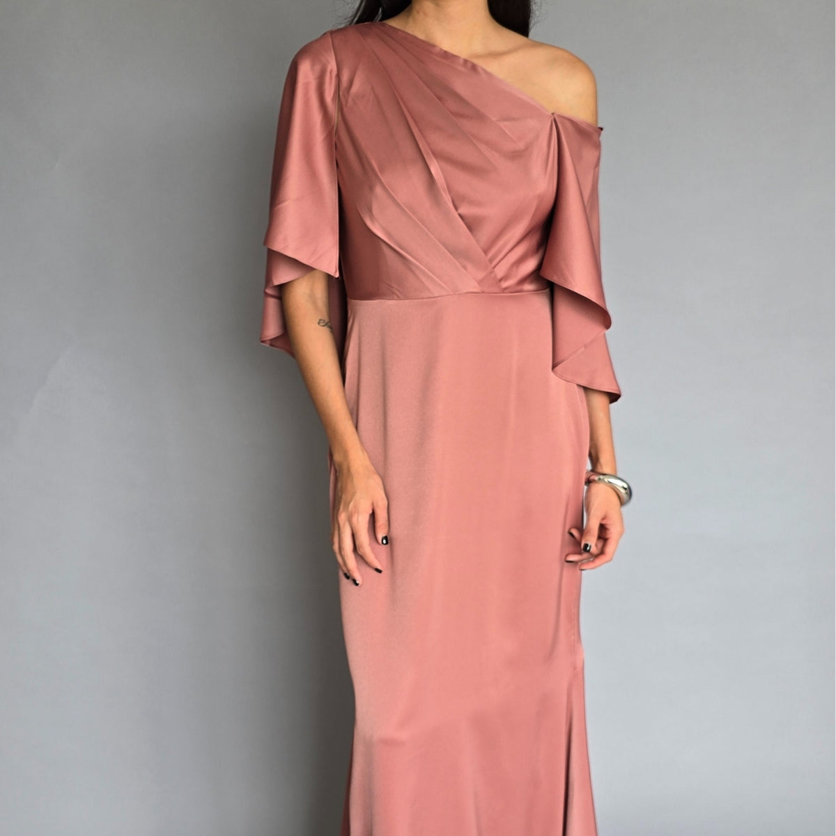 Vestido capa rosa o azúl
