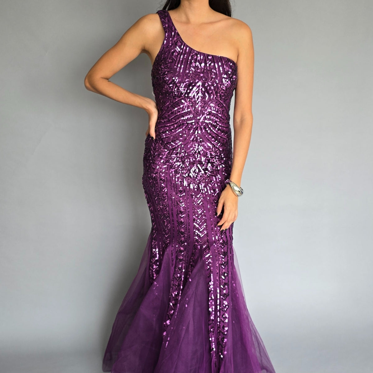Vestido elegante Morado