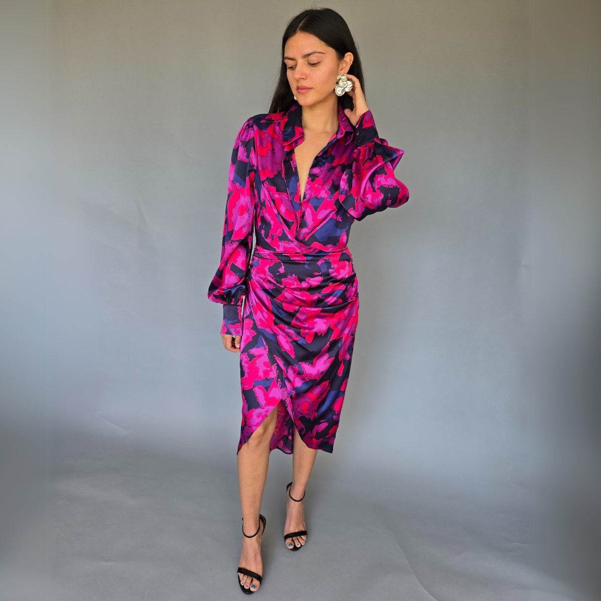 Vestido Floreado Midi