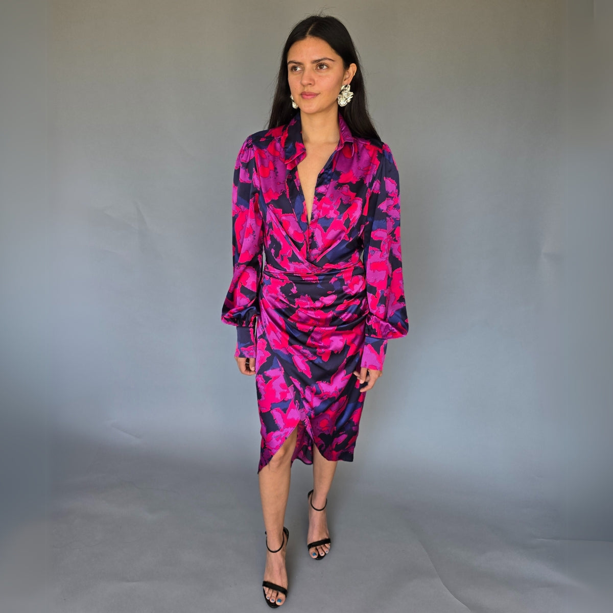 Vestido Floreado Midi