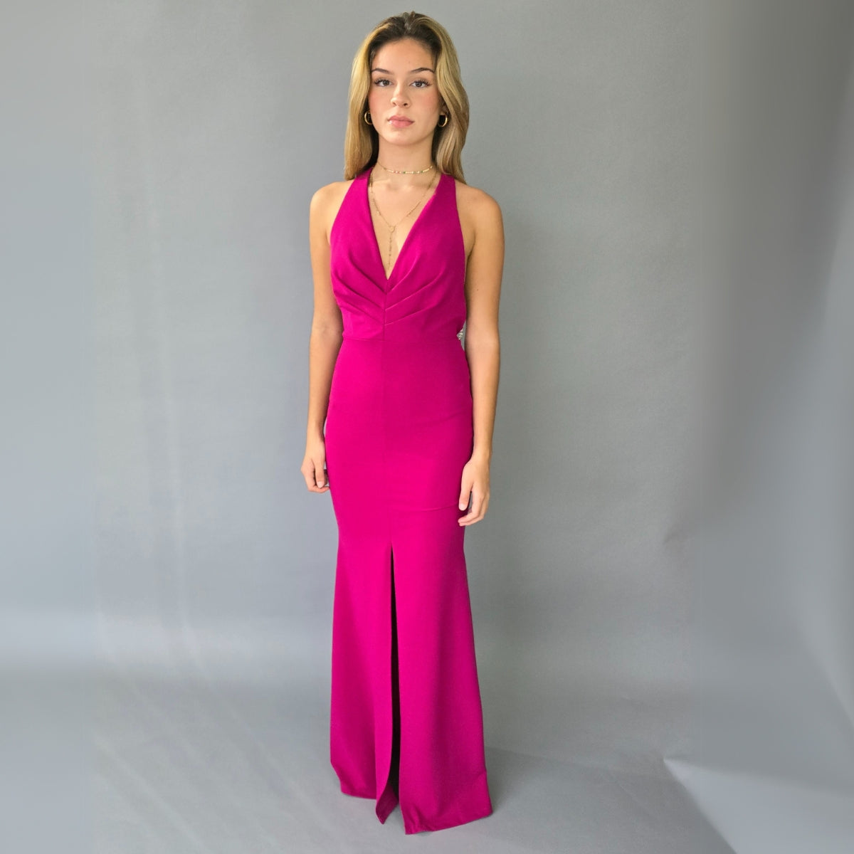 Maxi Vestido Escote en Espalda Tirantes