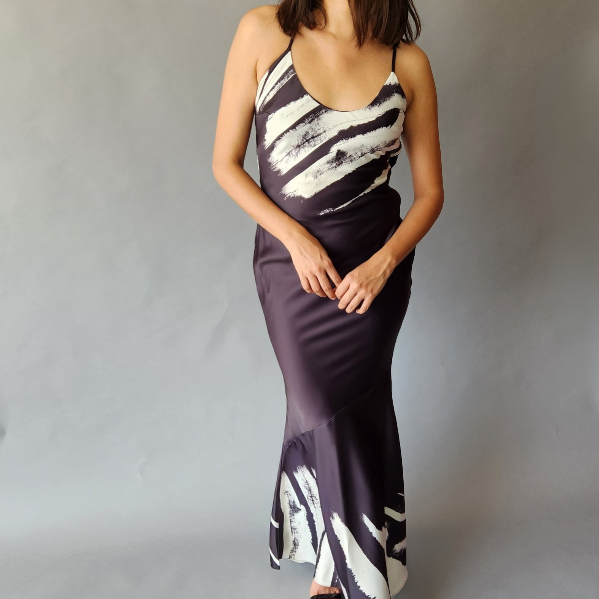 Vestido Tirantes Espalda Zebra