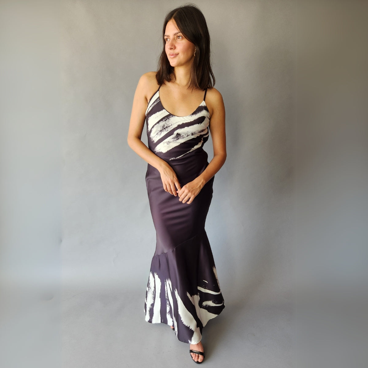 Vestido Tirantes Espalda Zebra