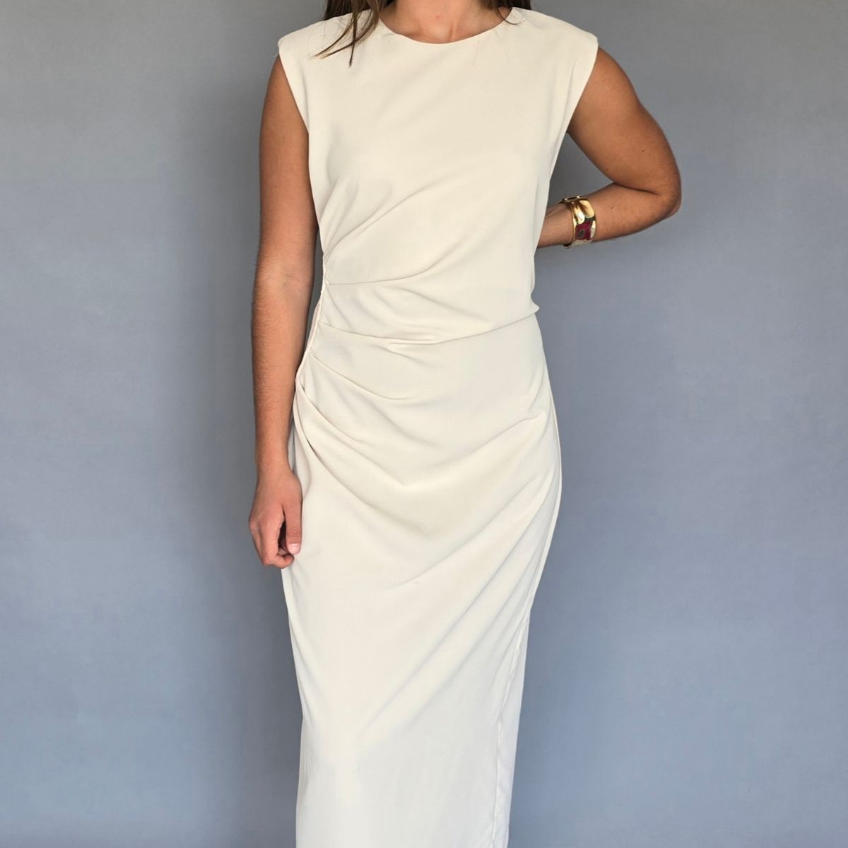 Vestido Midi Marfil