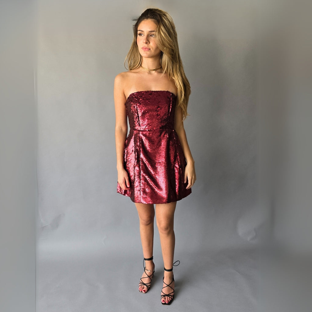 Vestido Corto Lentejuelas