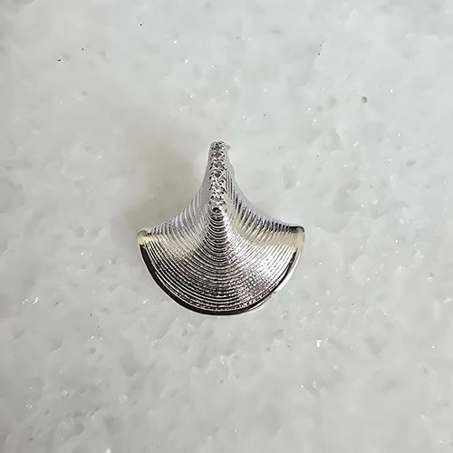 Aretes conchitas plata