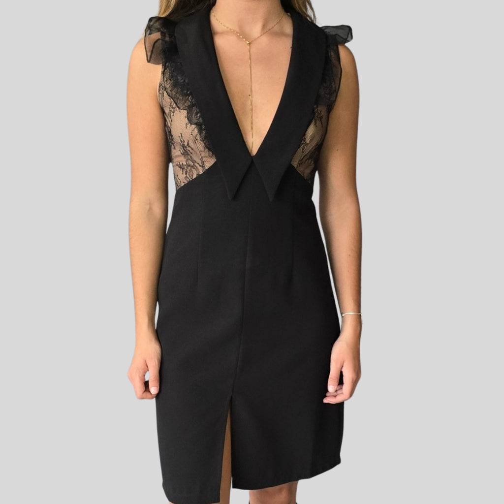 Vestido Encaje Negro
