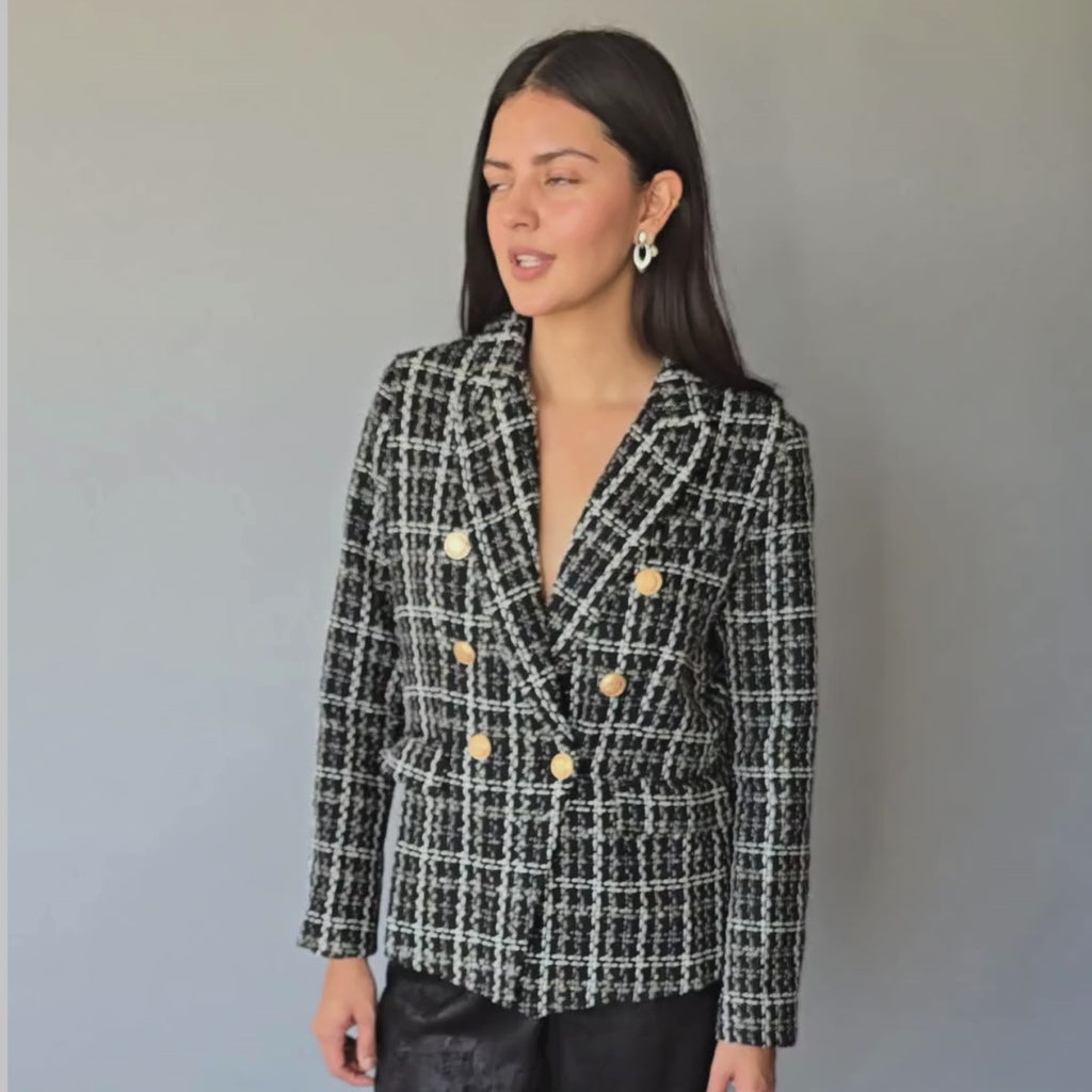 Blazer Botones Cruzados