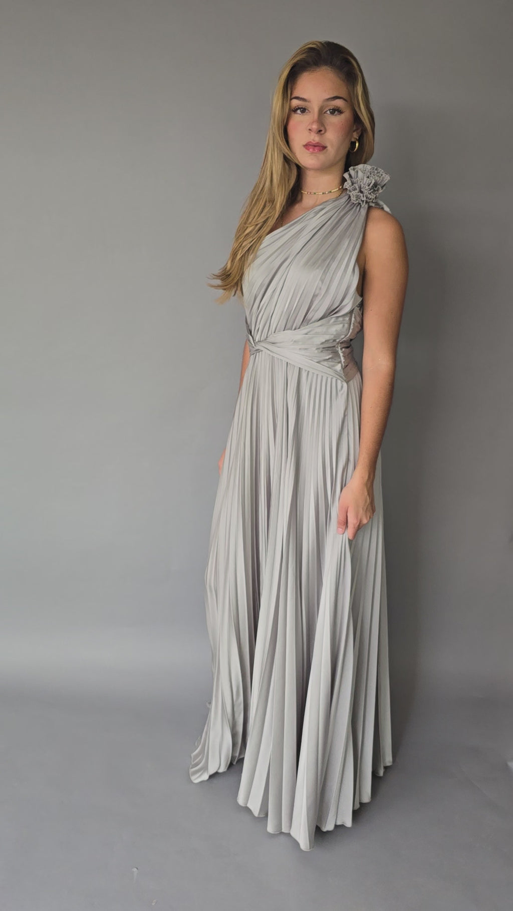 Maxi Vestido Plata