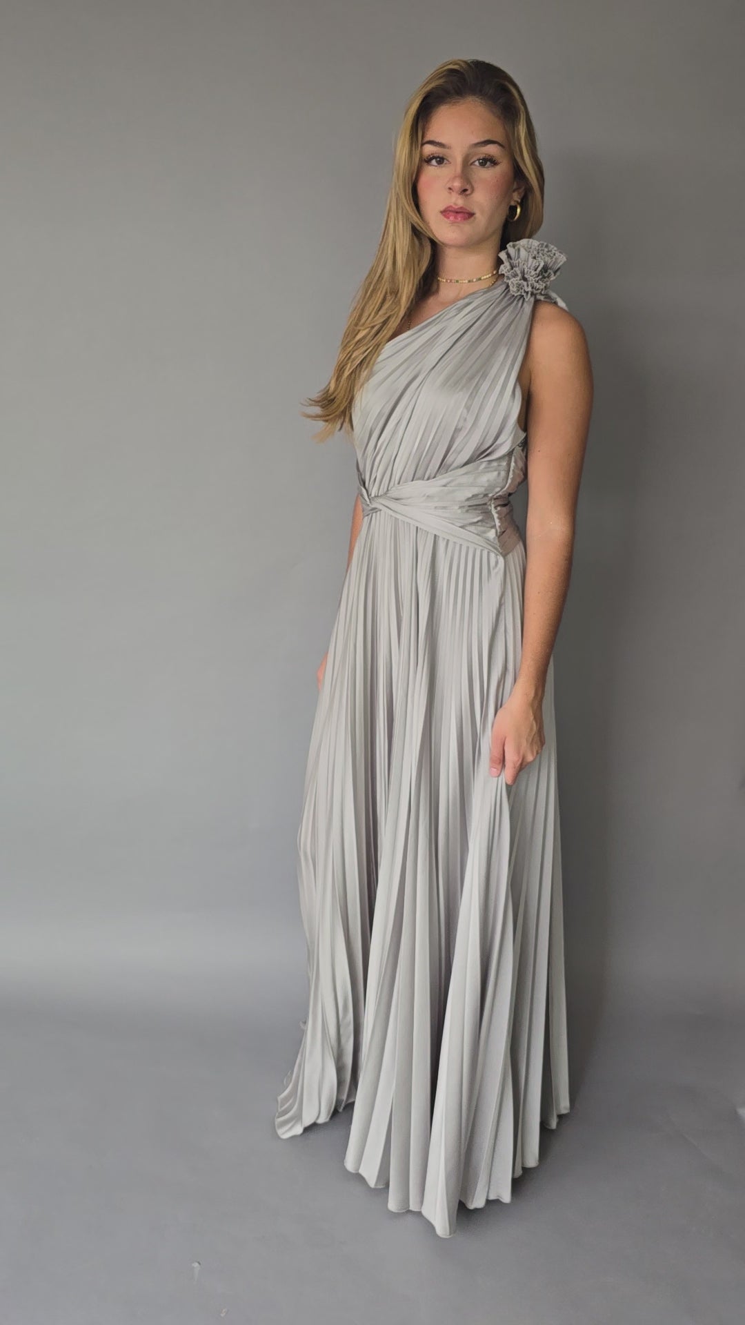 Maxi Vestido Plata