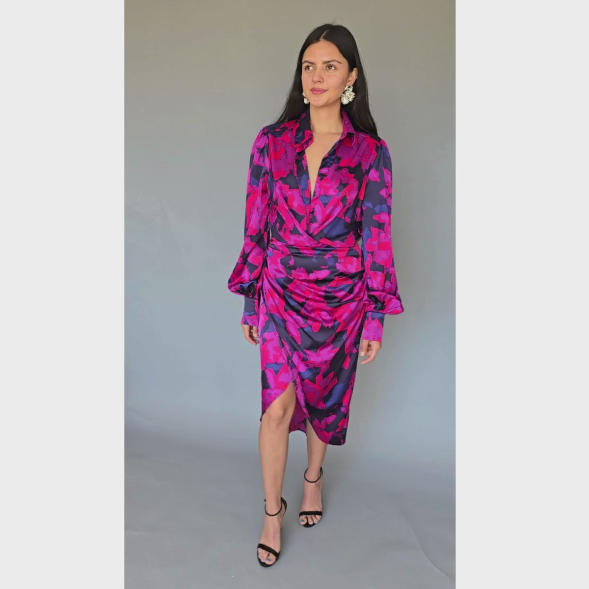 Vestido Floreado Midi