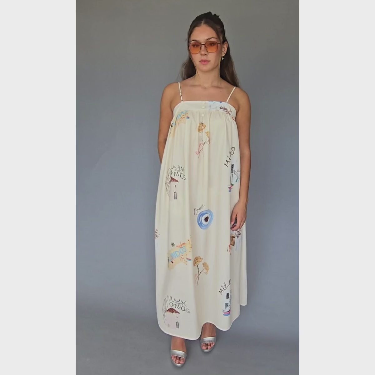 Vestido suelto playero