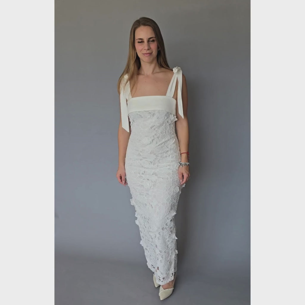 Vestido Blanco Encaje