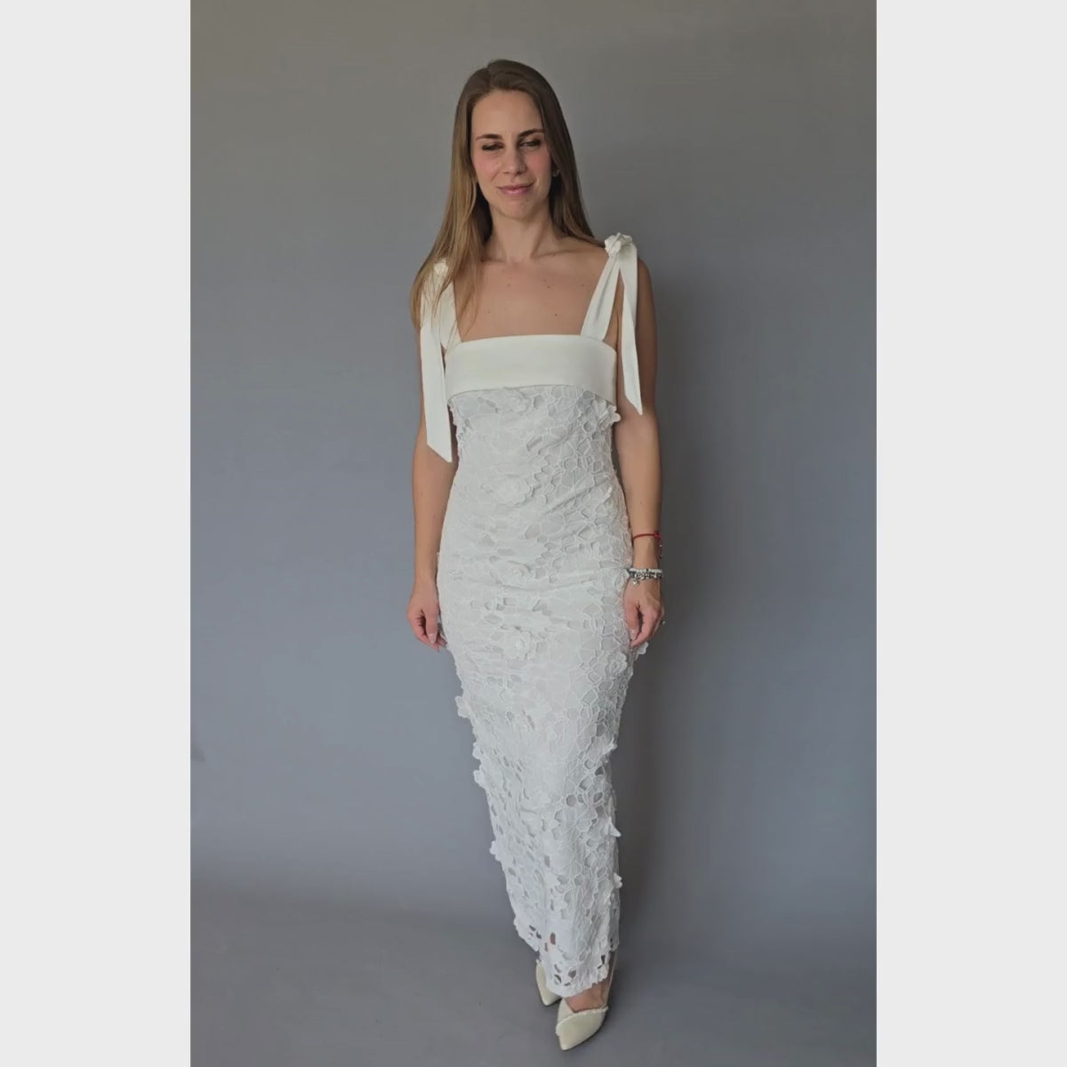 Vestido Blanco Encaje
