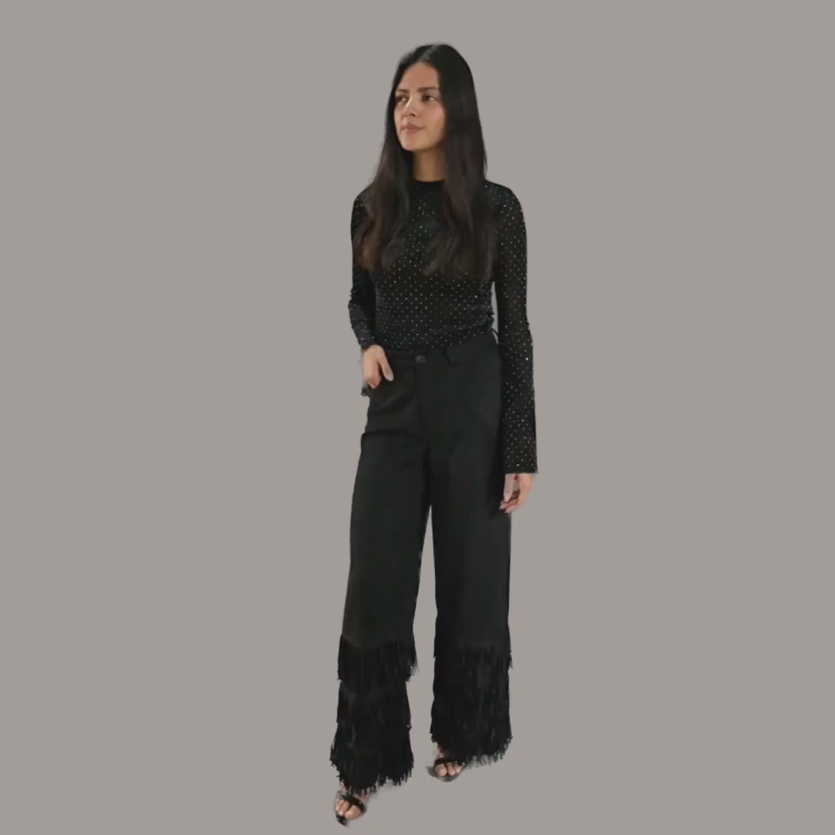 Pantalón gamuza cowboy chic