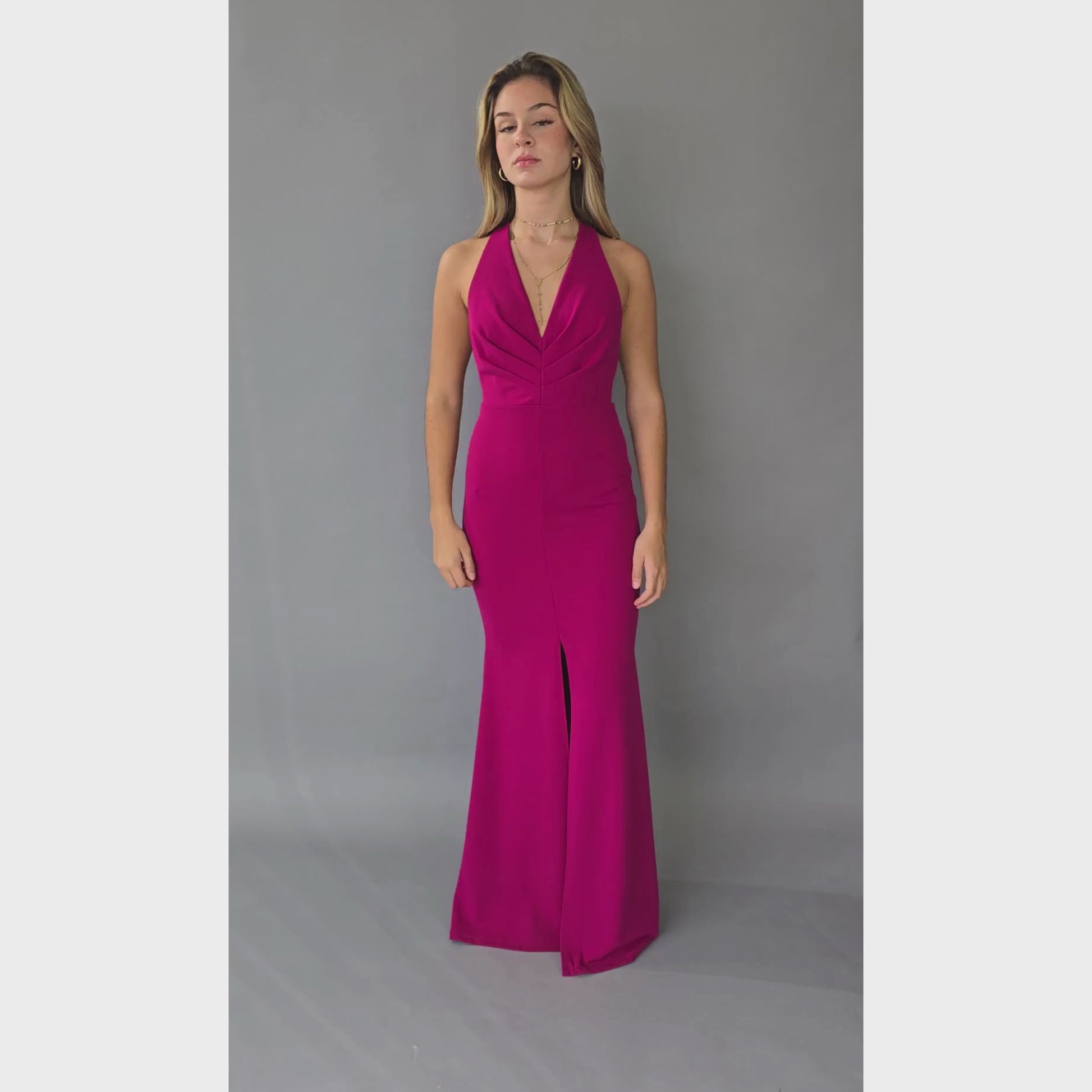 Maxi Vestido Escote en Espalda Tirantes