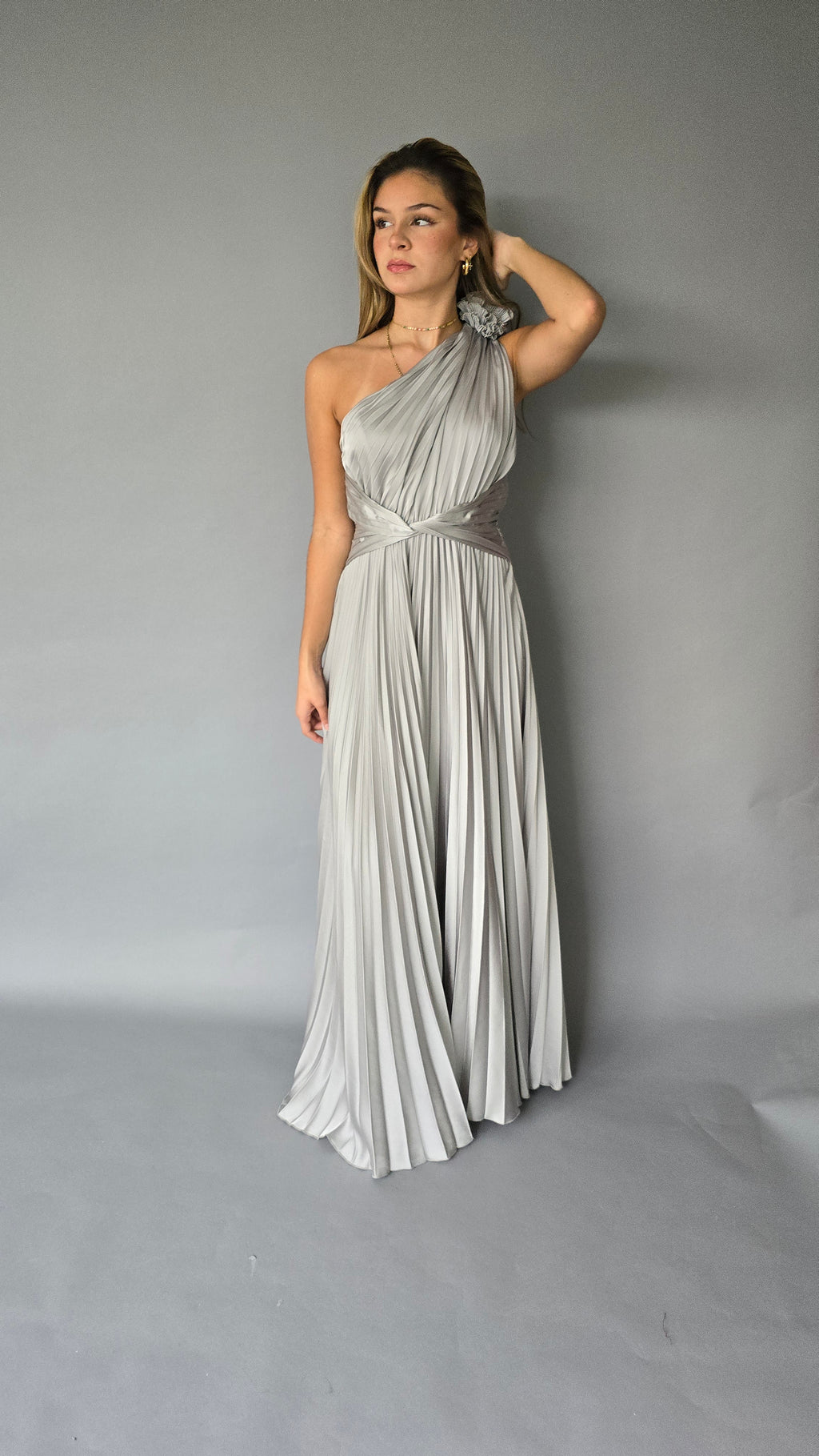 Maxi Vestido Plata