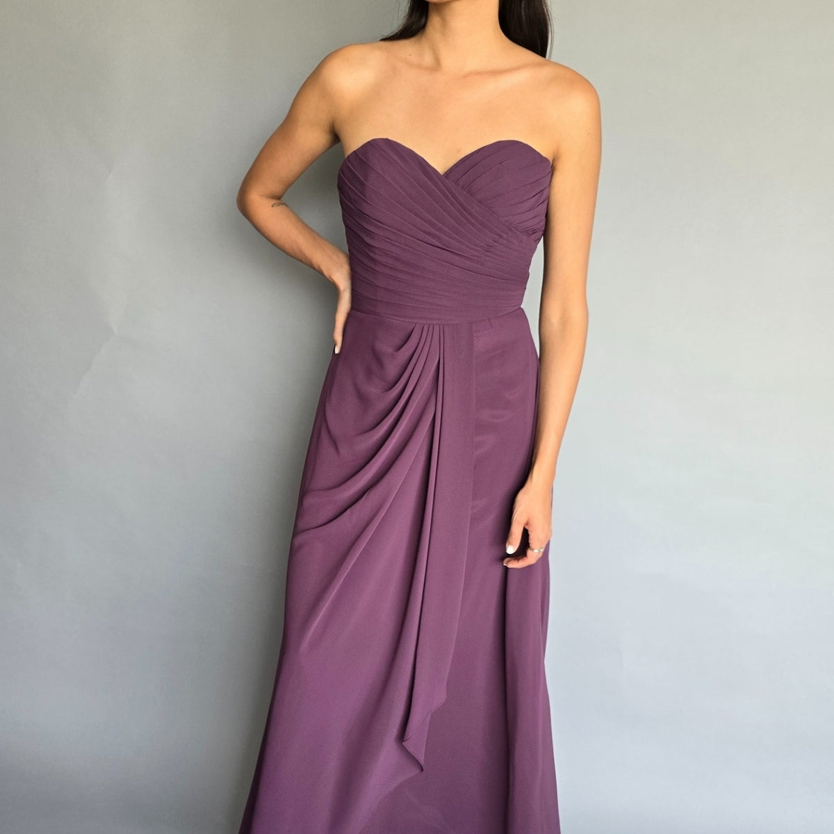 Vestido Uva Strapless