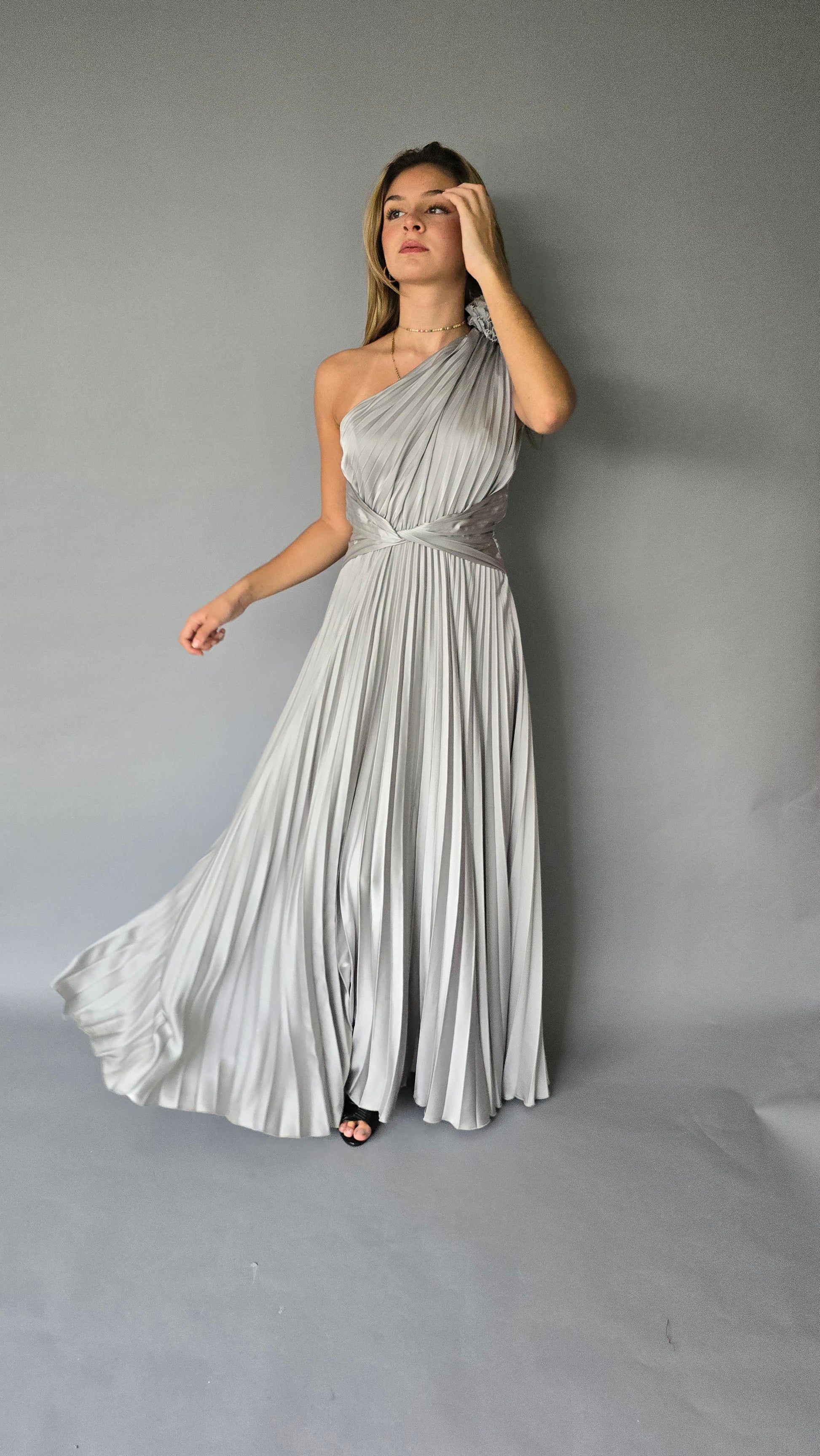 Maxi Vestido Plata