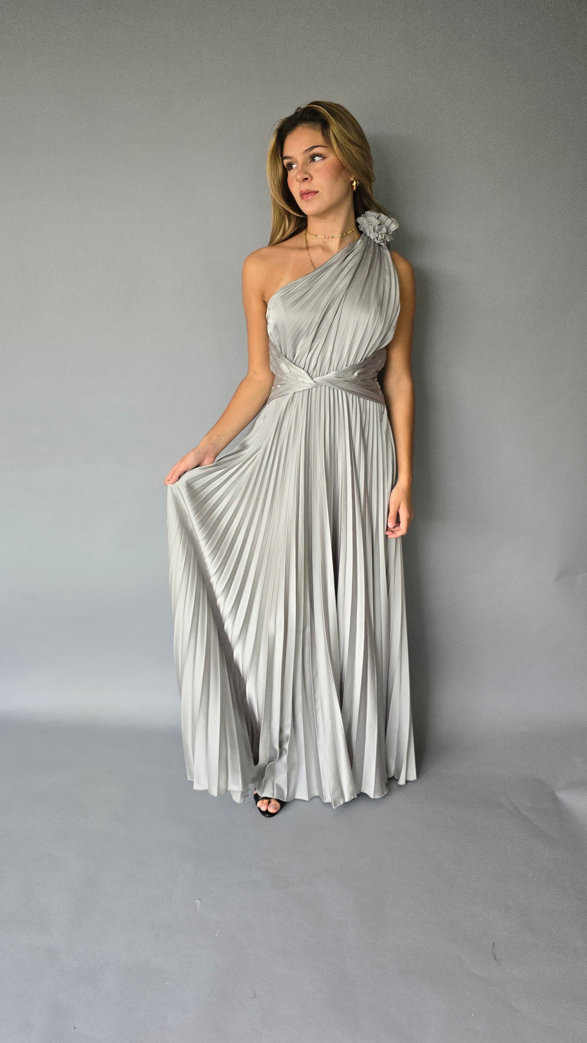 Maxi Vestido Plata