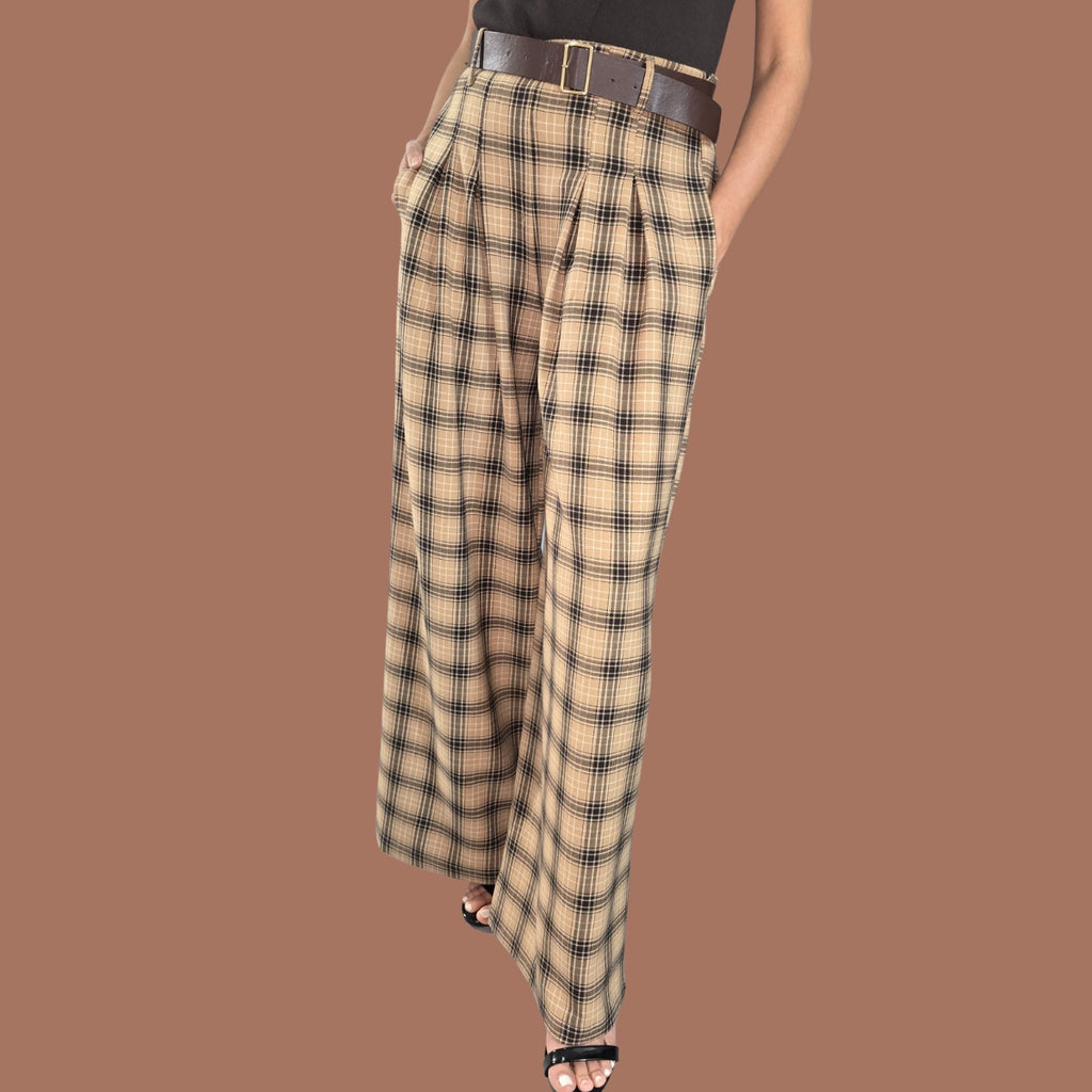 Pantalón estampado tartan