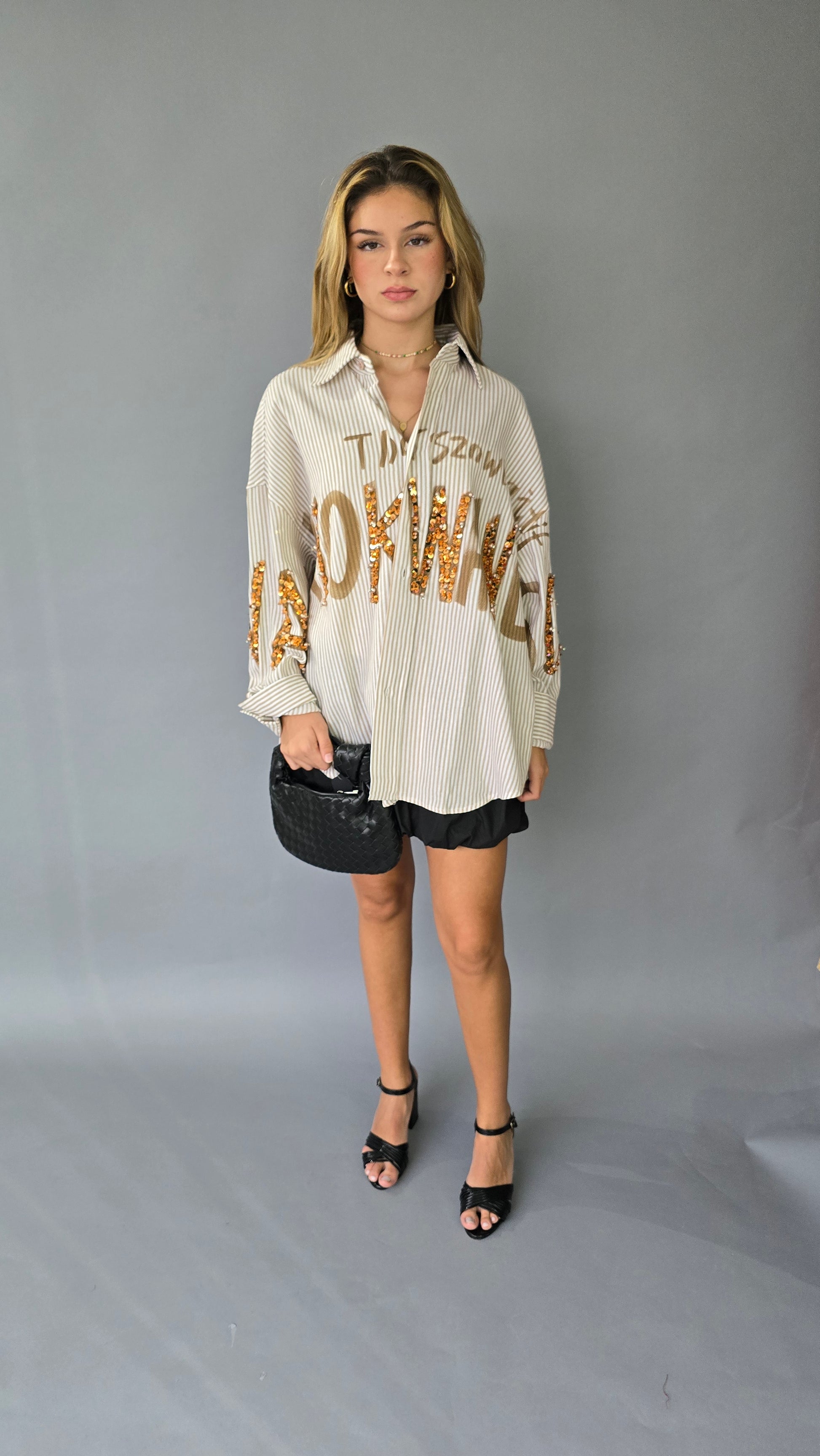 Vestido Corto Falda Globo