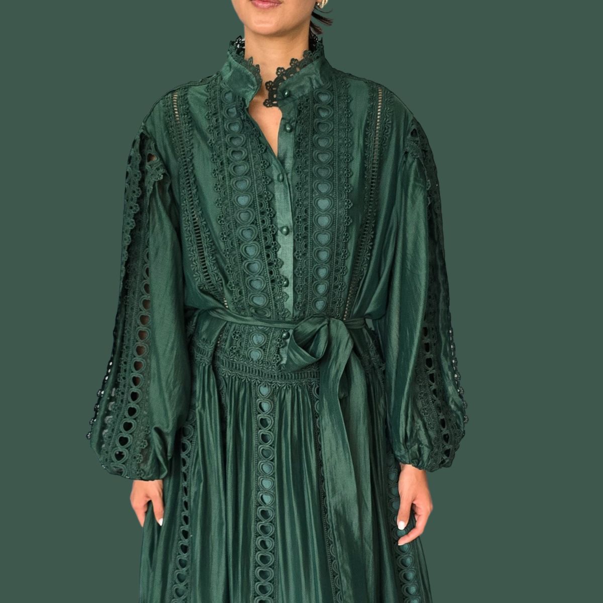 Vestido Verded Encaje
