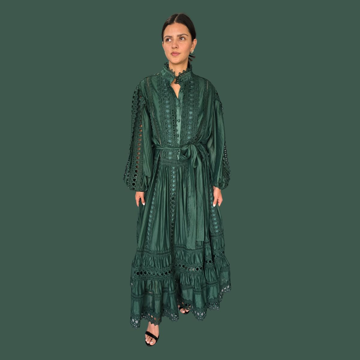 Vestido Verded Encaje