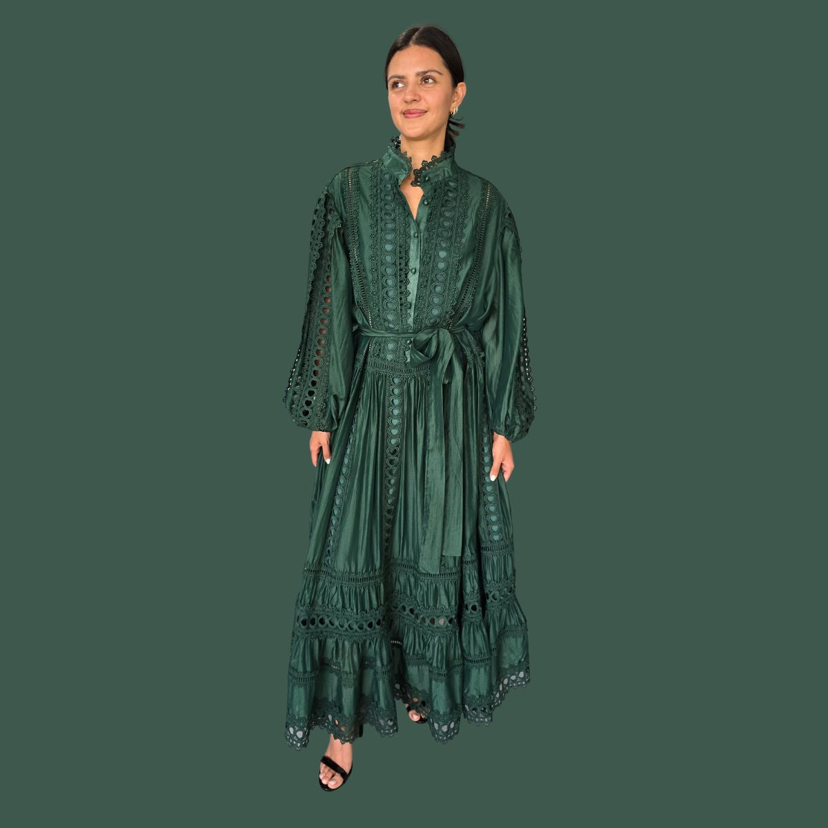 Vestido Verded Encaje