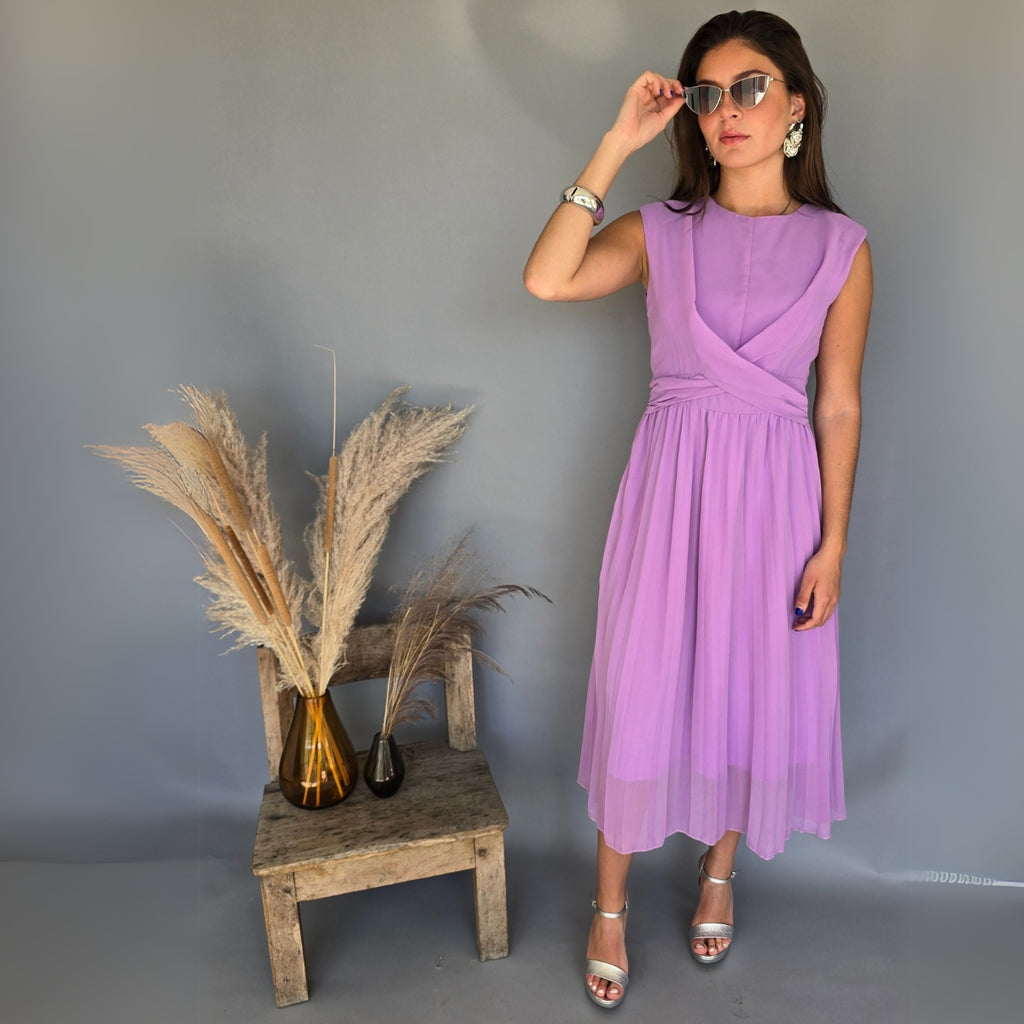 Vestido Midi Lila