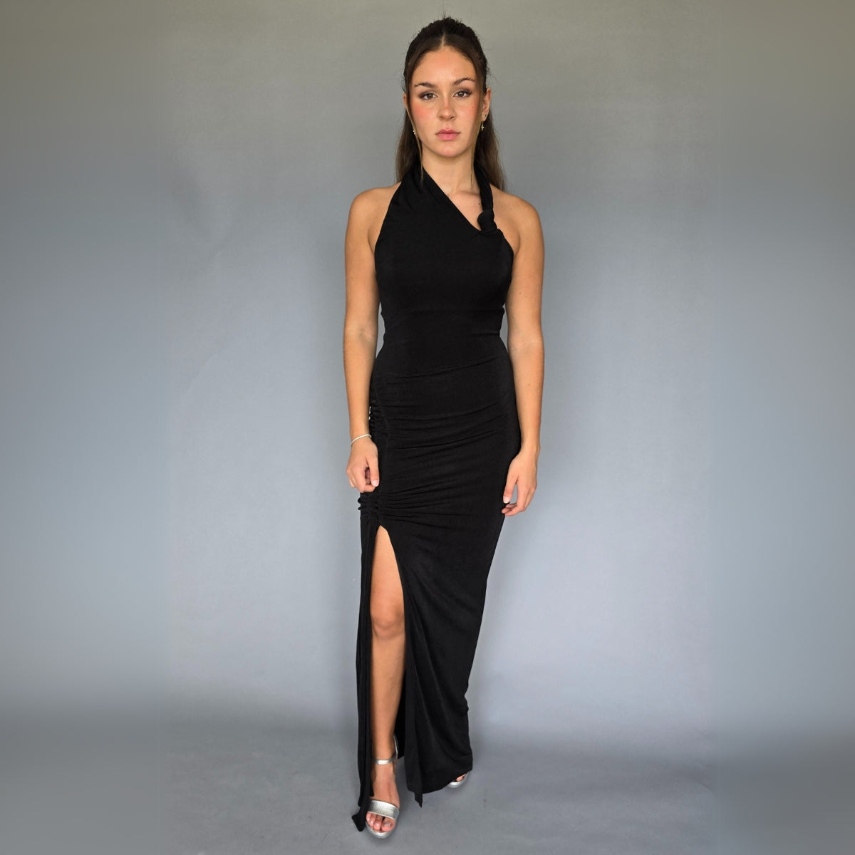Vestido Negro Halter